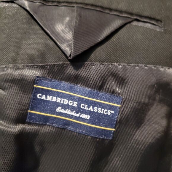 Cambridge Classics Black Jacket Size 42S - Picture 4 of 6
